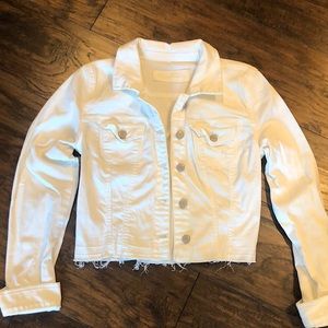 Maurices white jean jacket